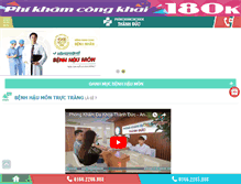 Tablet Screenshot of phongkhamtri.org